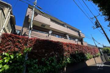 ザパームス代々木上原２の外観（南西側から）