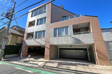 サンクタス代々木上原の外観（北東側から）