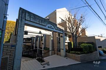 ベルテ代々木上原の外観（北西側から）