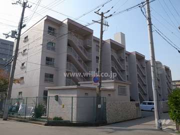 ヒガシ武庫川マンションの外観（北東側から）