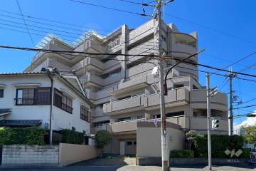 フリーデンハイム立花の外観（南側から）