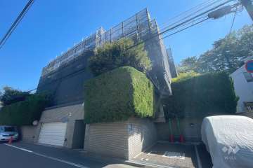 西原パークマンションの外観（南西側から)※2023年7月現在、大規模修繕工事中