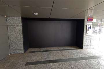 駐車場の出入り口