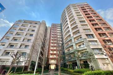 パーク・コート恵比寿ヒルトップレジデンスの外観（北側から）