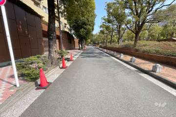 敷地南画の前面道路