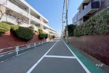 敷地南側前面道路