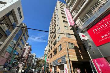 アルス恵比寿メイクスの外観（南東側から）