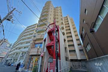 アルス恵比寿メイクスの外観（北東側から）