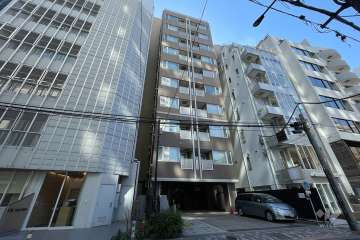 クオリア恵比寿イーストの外観(北東側から）