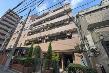 シティホームズ恵比寿の外観(南東側から）