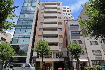 ランドコム恵比寿代官山の外観（西側から）