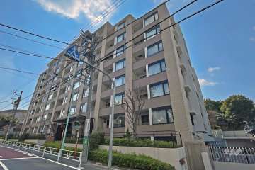 恵比寿パークハウスの外観（北東側から）