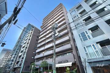 東急ドエルアルス恵比寿イストの外観（東側から）