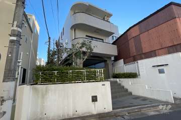 アクロス代々木上原の外観(北西側から）