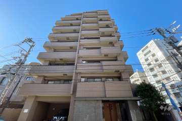 コスモ広尾の外観（北側から）