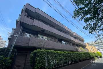 スカーラ渋谷松濤南の外観（南西側から）