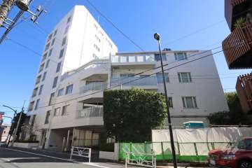 パークハウス広尾の外観(北西側から)