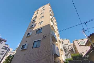 ハイローズ代々木上原の外観（南西側から）