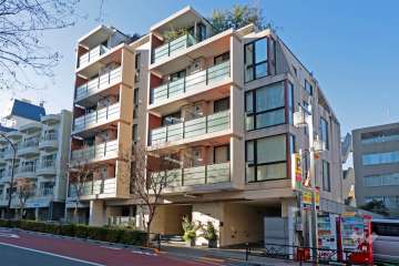 フィールｉ松濤の外観(東側から)