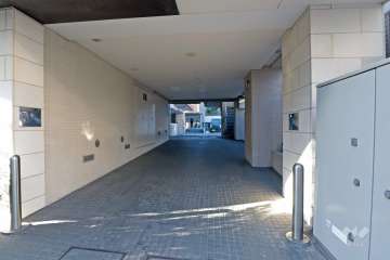 駐車場の出入口