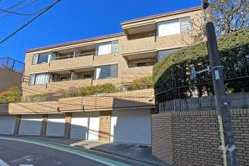 モンテベルデ代々木上原の外観（南東側から）