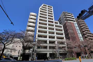 広尾シティタワーの外観（南西側から）