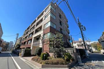 セントラルレジデンス神宮外苑シティハウスの外観(北東側から）