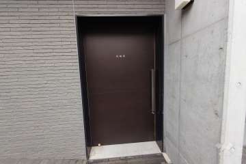 駐輪場の出入り口