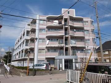 コスモ塚口南1の外観（南側から）