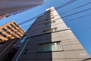アクシア広尾の外観（南側から）