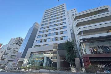 クオリア神南フラッツの外観（北西側から）