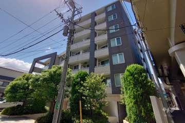 シティハウス代々木参宮橋の外観（南東側から）