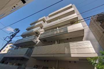 エスポワール渋谷松濤の外観（南西側から）