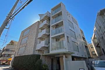 ネオマイム千駄ヶ谷の外観（北東側から）