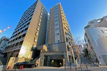 マイキャッスル渋谷ＪＰの外観（南東側から）