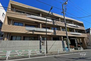 ベルハイム広尾の外観（南西側から）