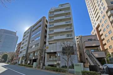 ルミネ恵比寿レーベンの外観（北東側から）