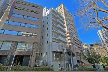 ルミネ恵比寿レーベンの外観（南東側から）
