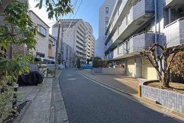 敷地南側の前面道路