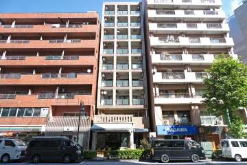 エトワール恵比寿三葉の外観（南西側から）
