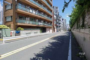 敷地南側前面道路