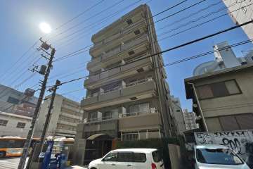 菱和パレス代官山の外観（北側から）