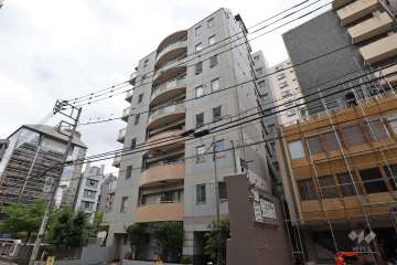 ユニーブル恵比寿の外観(北東側から)