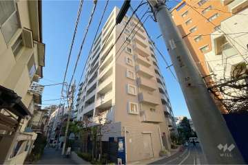 ジェイパーク恵比寿４の外観（南東側から）