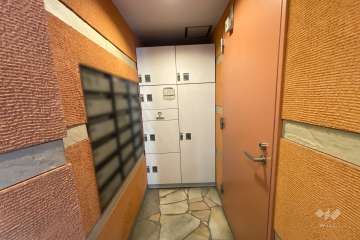 共用ポストと宅配ボックス