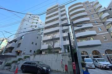 ステージファースト代々木公園の外観（北東側から）