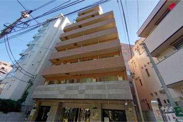 パレステュディオ南青山の外観（北西側から）