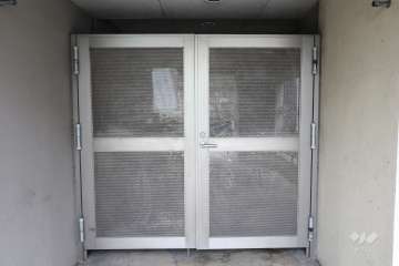 駐輪場の出入り口