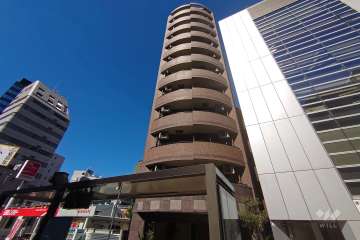 パレソレイユ西新宿の外観（南西側から）