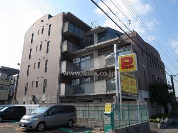 パレ武庫之荘西の外観（北東側から）